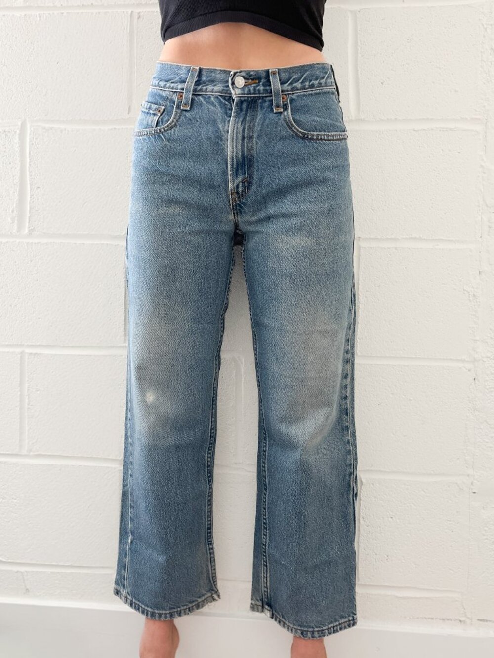 Vintage Levis Jeans 569 Loose Straight Distressed 27x27